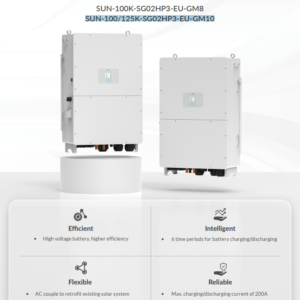 Deye SUN-125K-SG02HP3-EU-GM10 - 125kW Hybrid Inverter